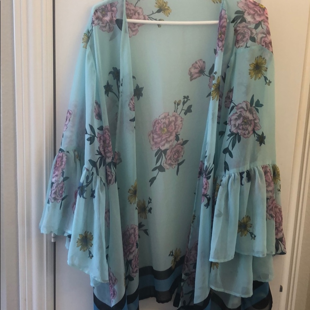 Sheer kimono